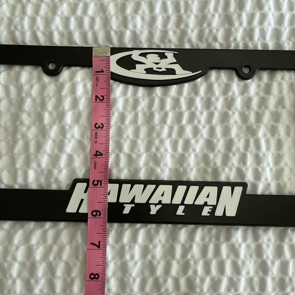 Hawaiian Style License Plate Cover - Picture 6 of 6